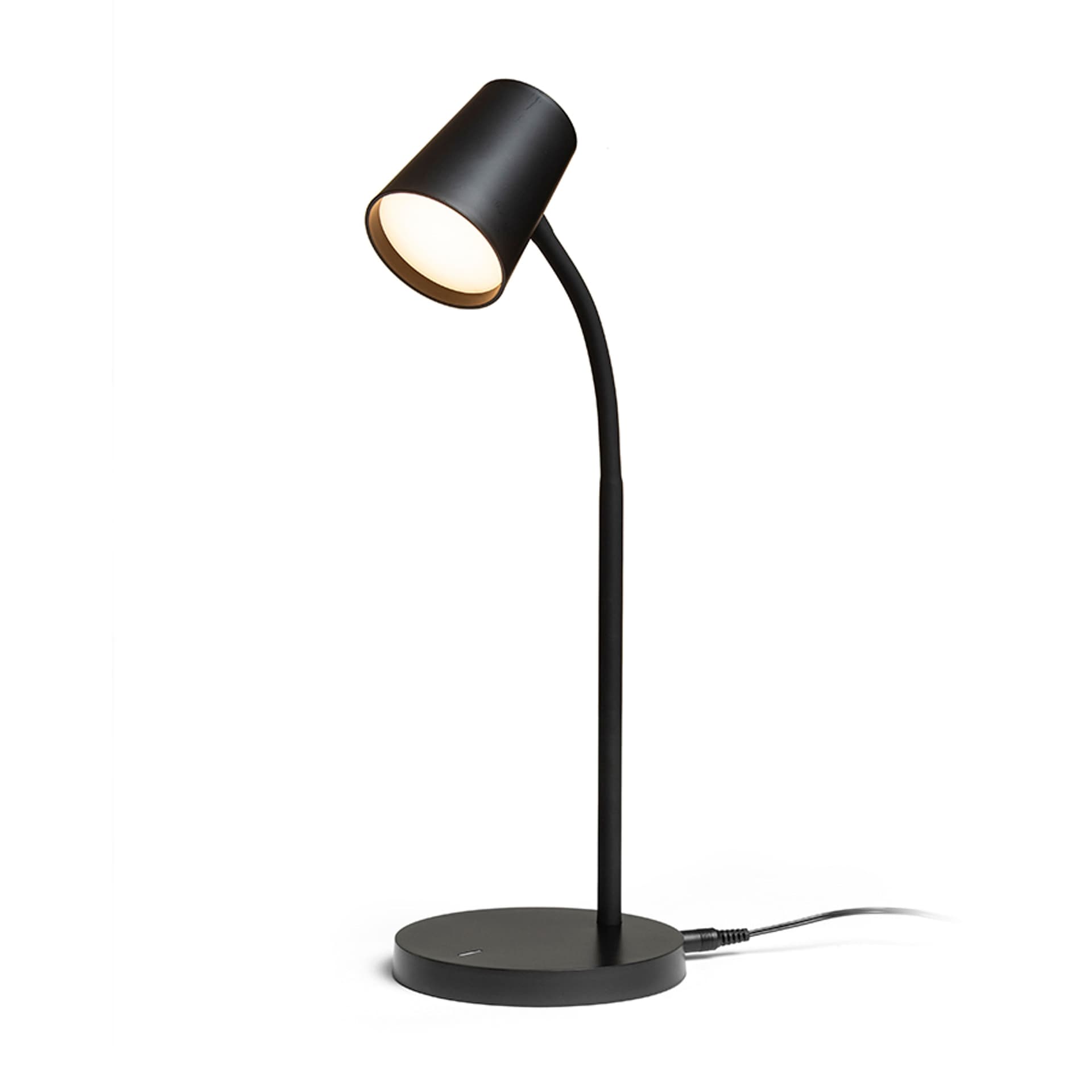 Lampă de masă Rendl neagră LED, 4,5W, lumină caldă