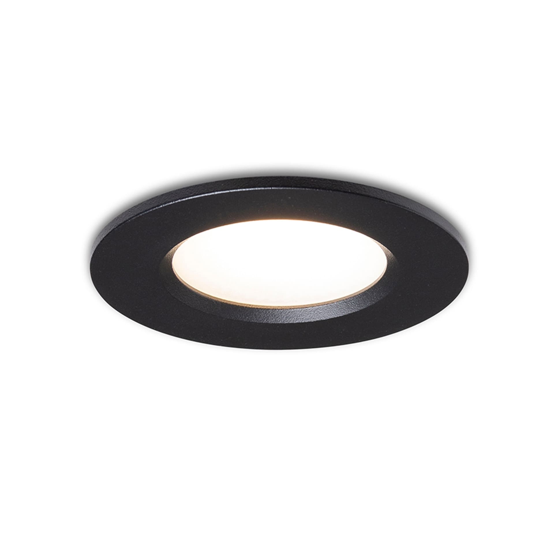 Spot LED încastrat Rendl Nono, negru, 7W, IP65, 3000K