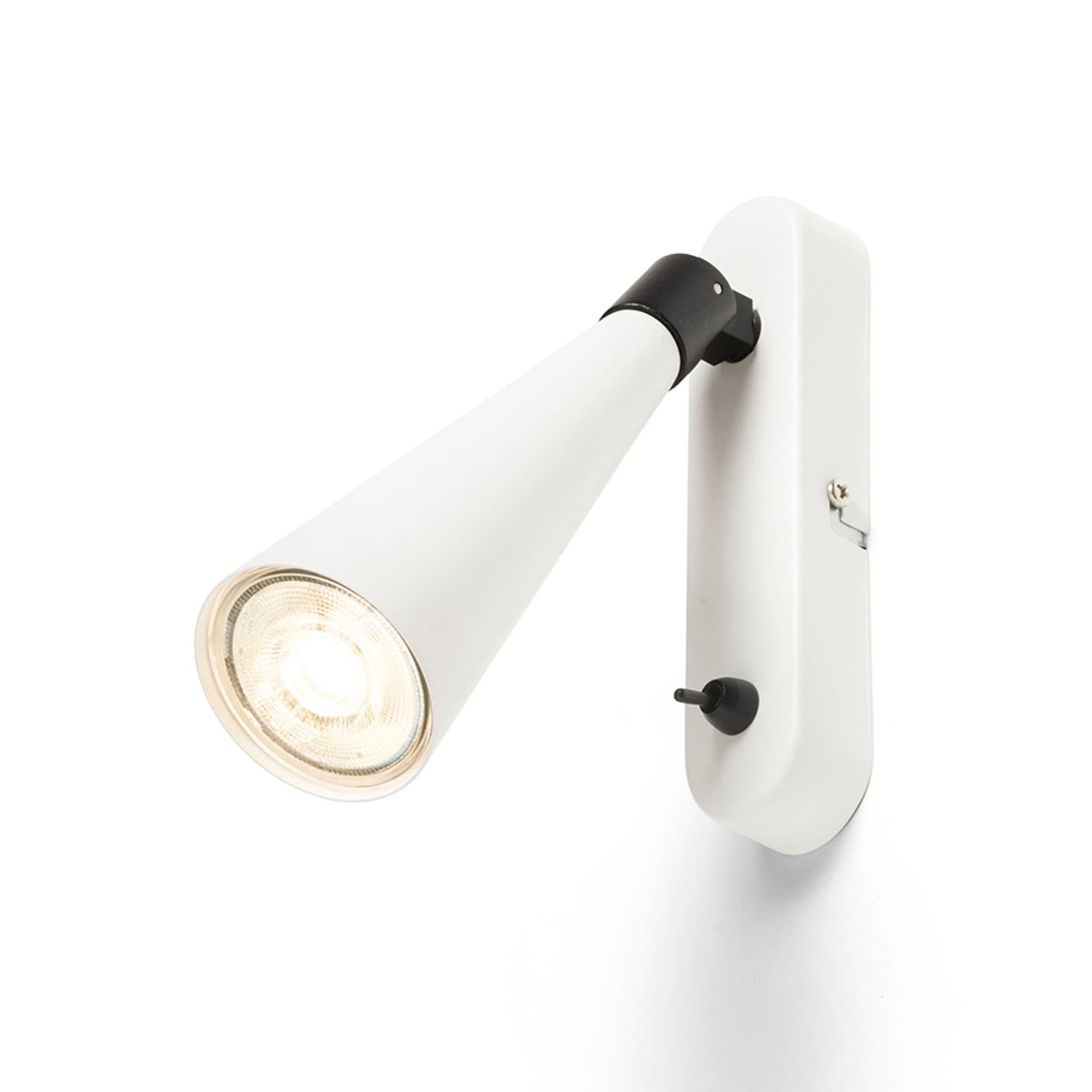 Aplică de perete Rendl Alexis alb/negru 230V LED GU10 5W