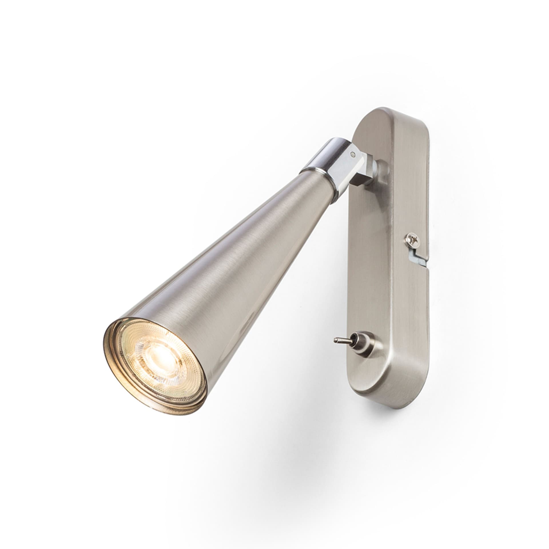Aplica de perete Rendl nichel mat, LED GU10 5W