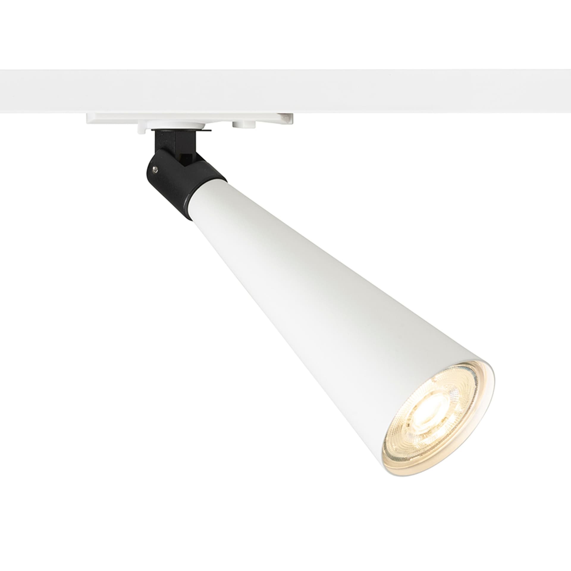 Spot pe șină 1 circuit alb/negru 230V LED GU10 5W Rendl Alexis
