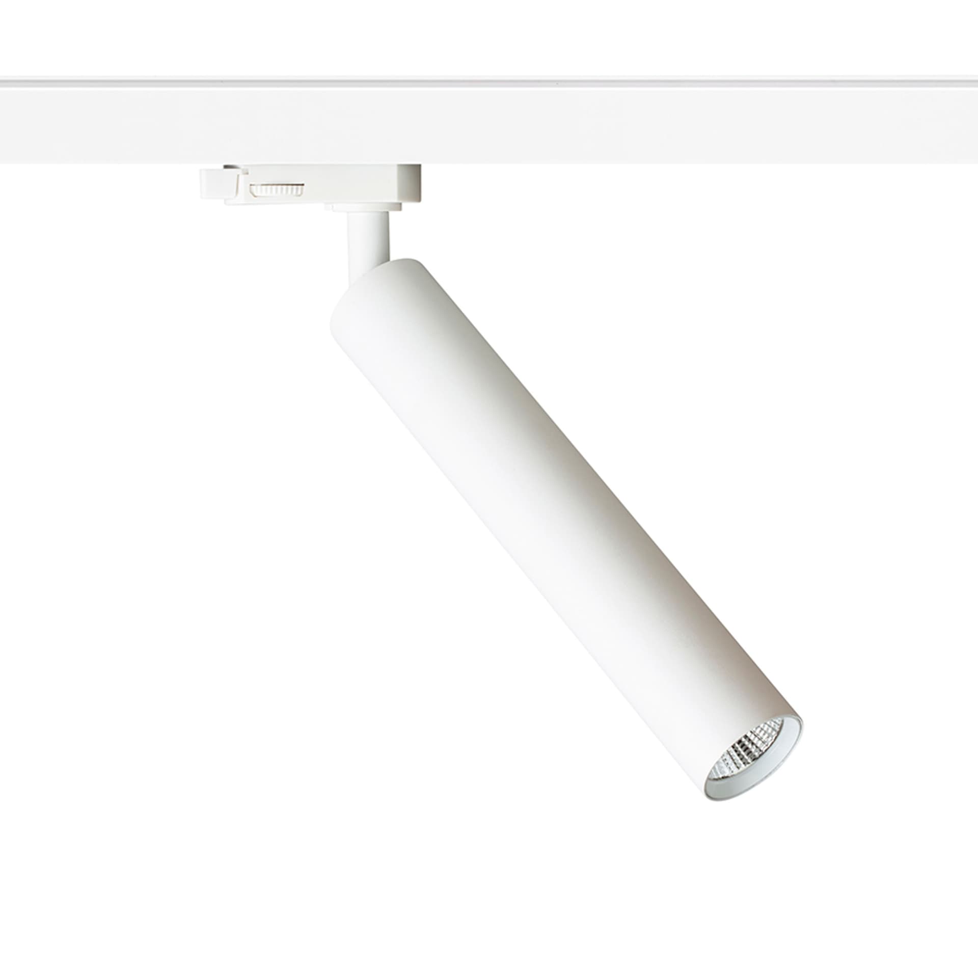 Spot pentru șină Rendl, alb, LED 6W, lumină caldă