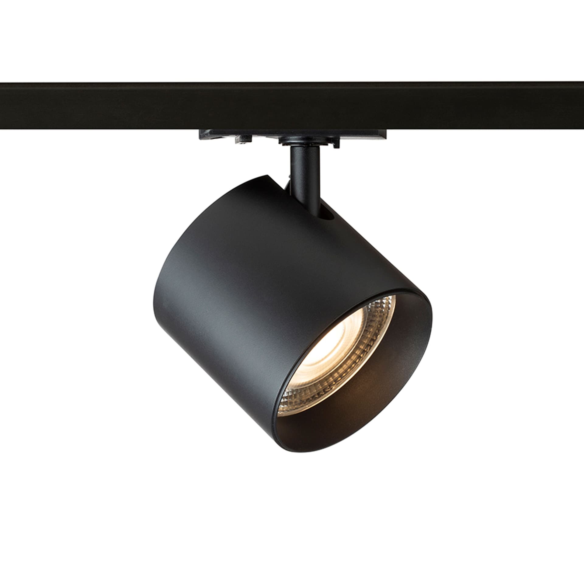 Spot LED pentru șină Rendl, negru, 12W, lumină caldă