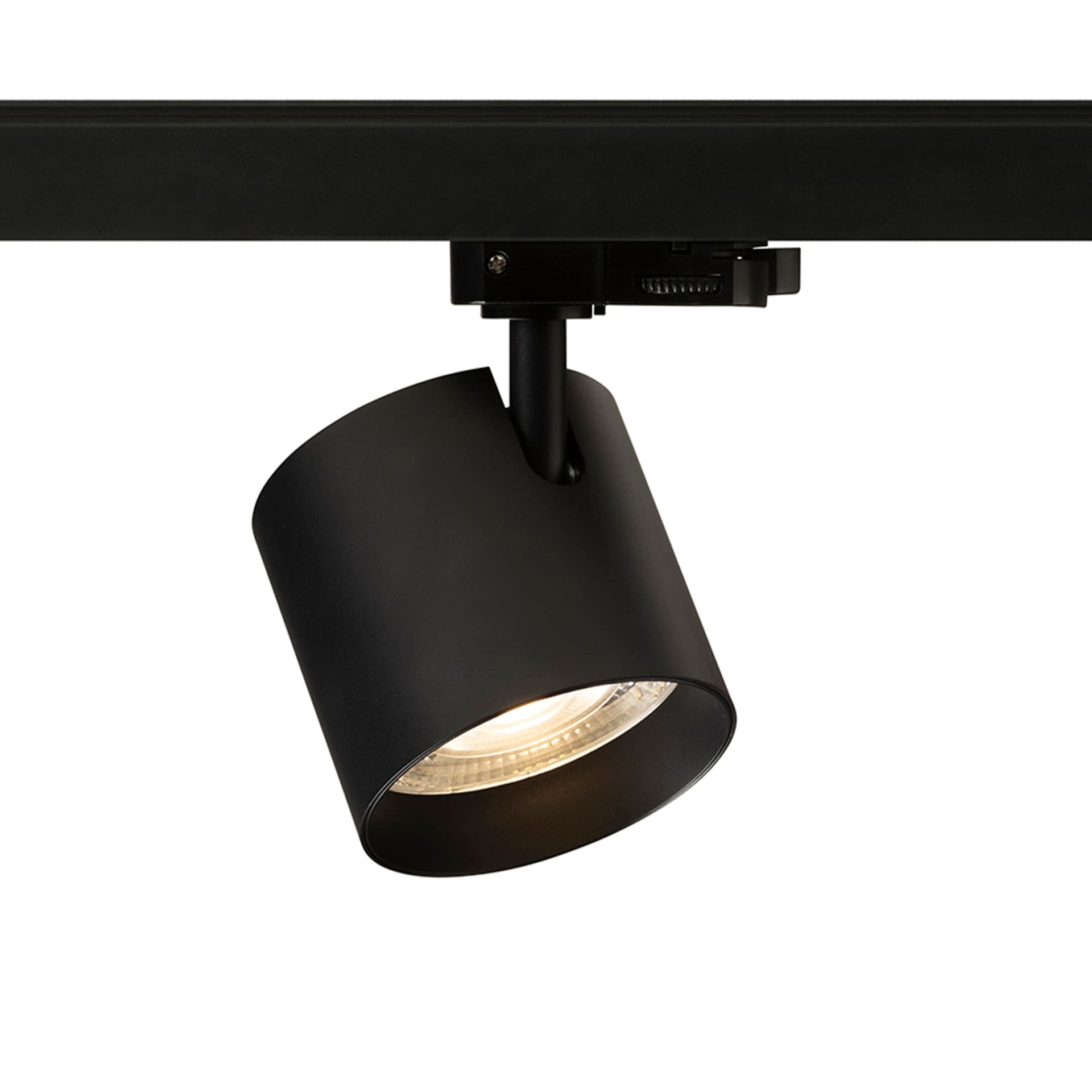 Rendl IRIS 9 pentru șină 3 circuite, negru, LED 12W, 3000K, 24°
