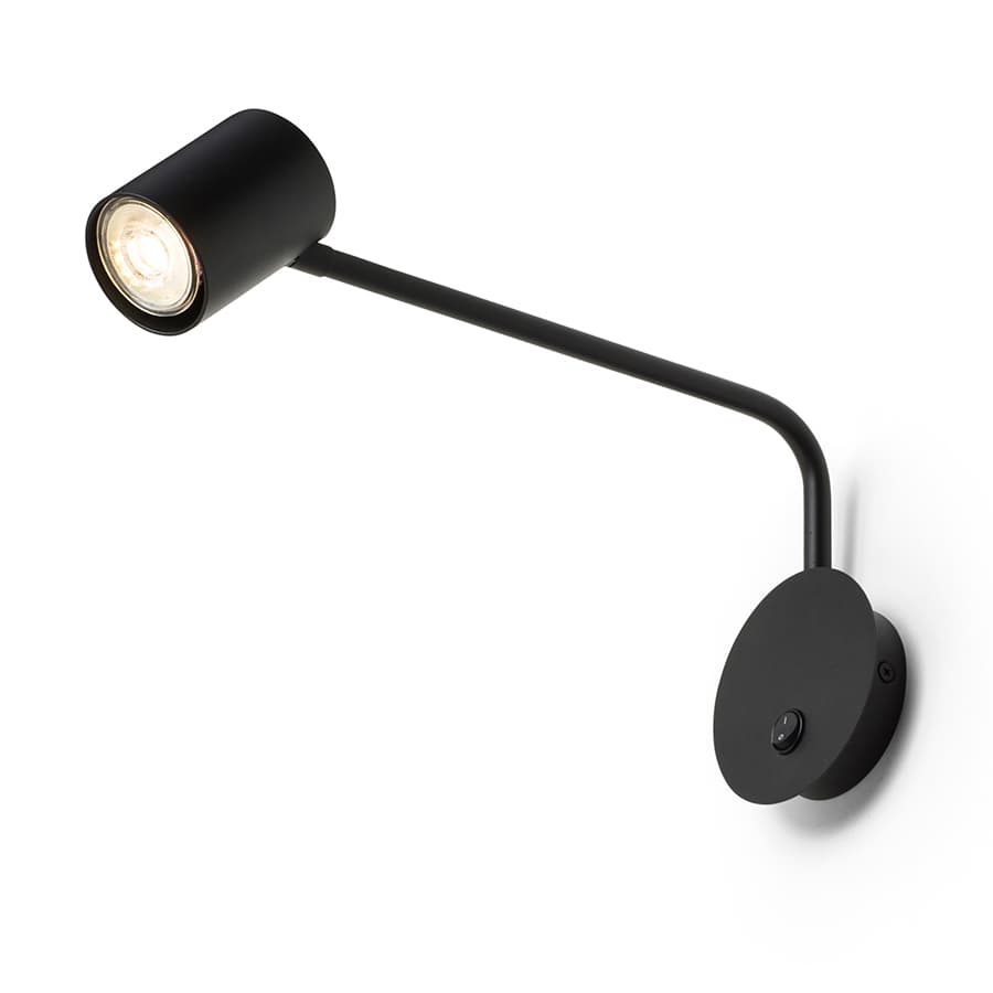 RENDL FILIP cu braţ negru 230V LED GU10 5W
