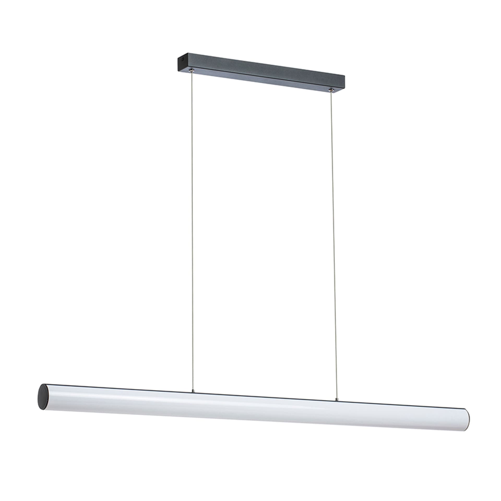 Suspensie Rendl Rivier LED I, negru/acrilic mat, 24W, 3000K