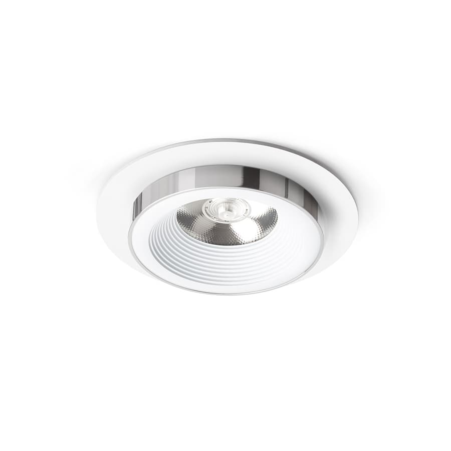 Corp încastrat Rendl alb crom, 10W, lumină caldă