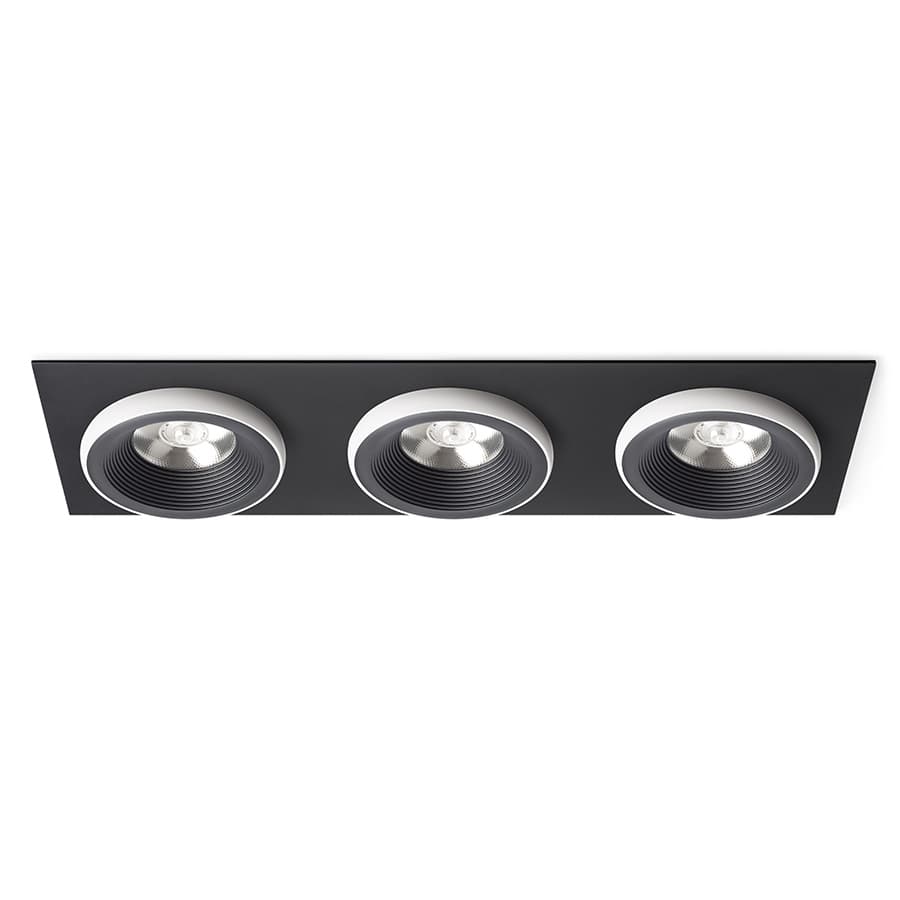 RENDL SHARM SQ III încastrat negru/alb 230V LED 3x10W 24° 3000K
