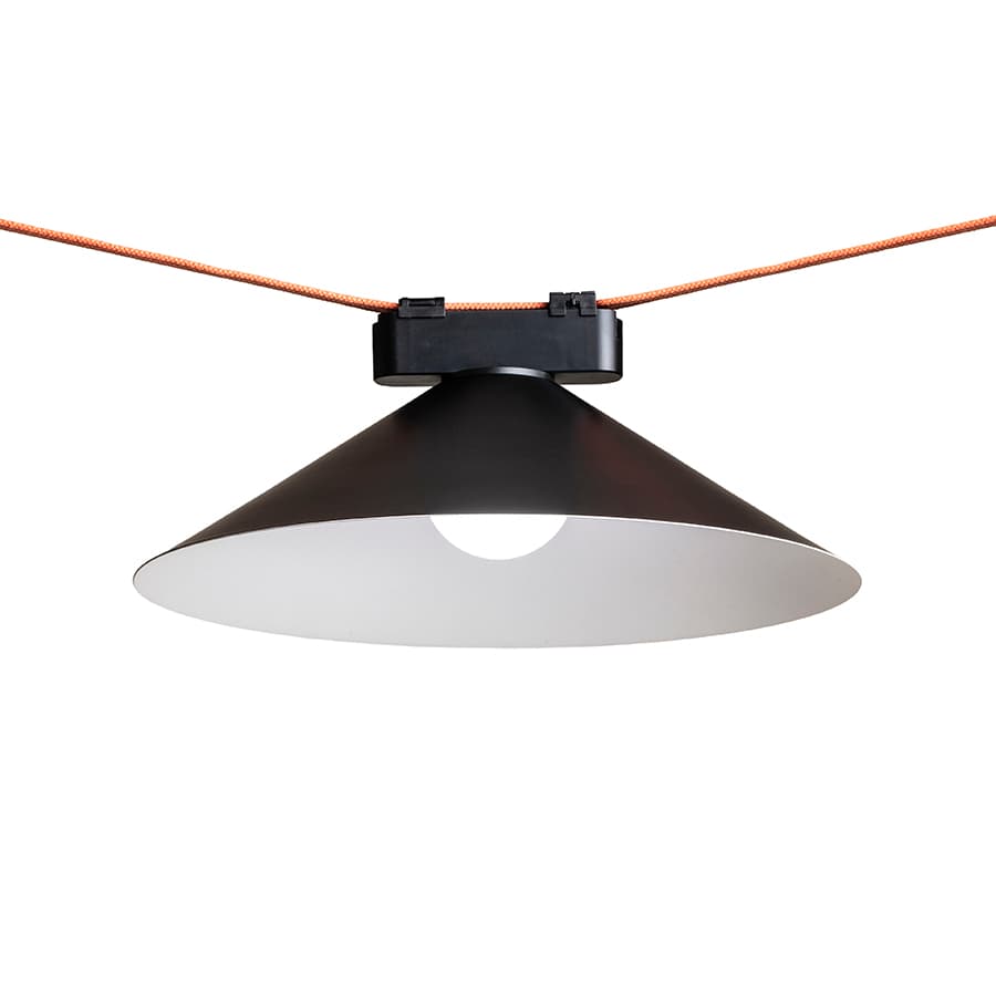 RENDL FLAN 33 suspendat negru/alb 24V LED 12W 3000K 4000K 5700K