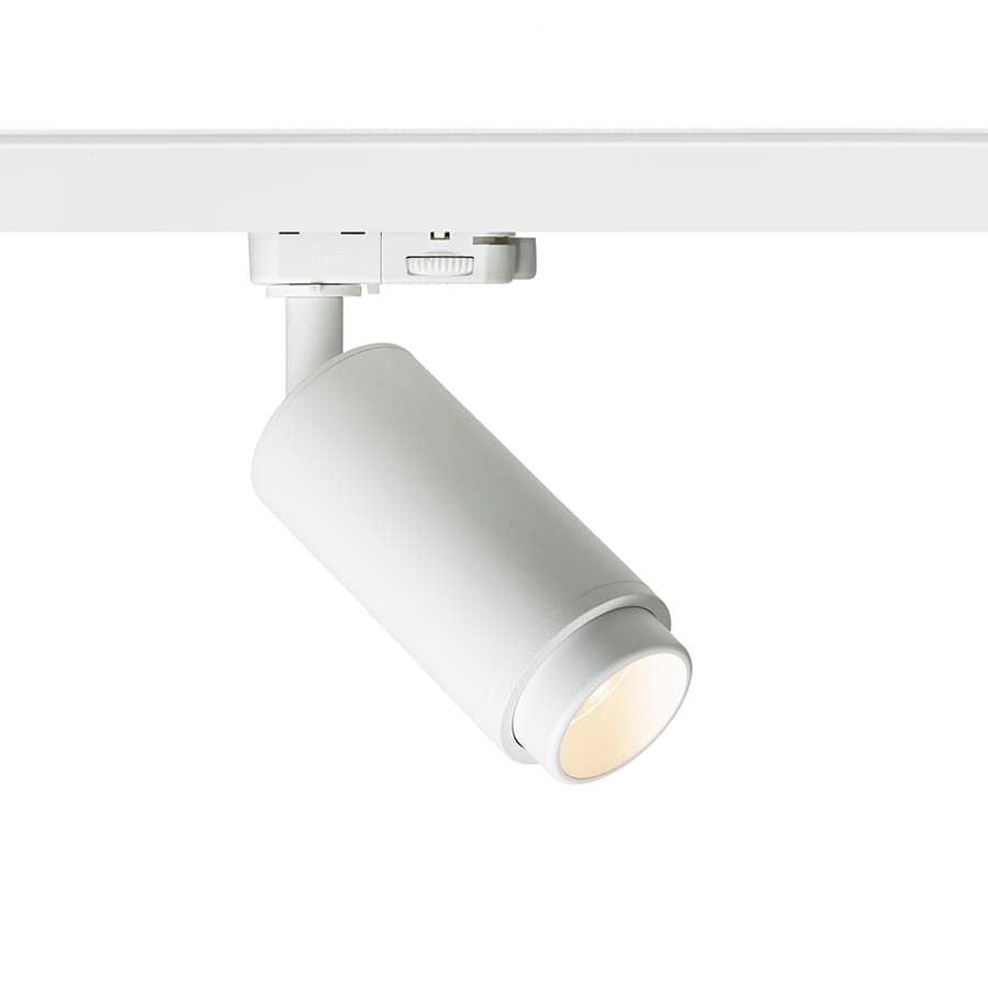 RENDL OPTIMUS 2 pentru șina cu 3-circuite alb 230V LED GU10 9W 25 65°