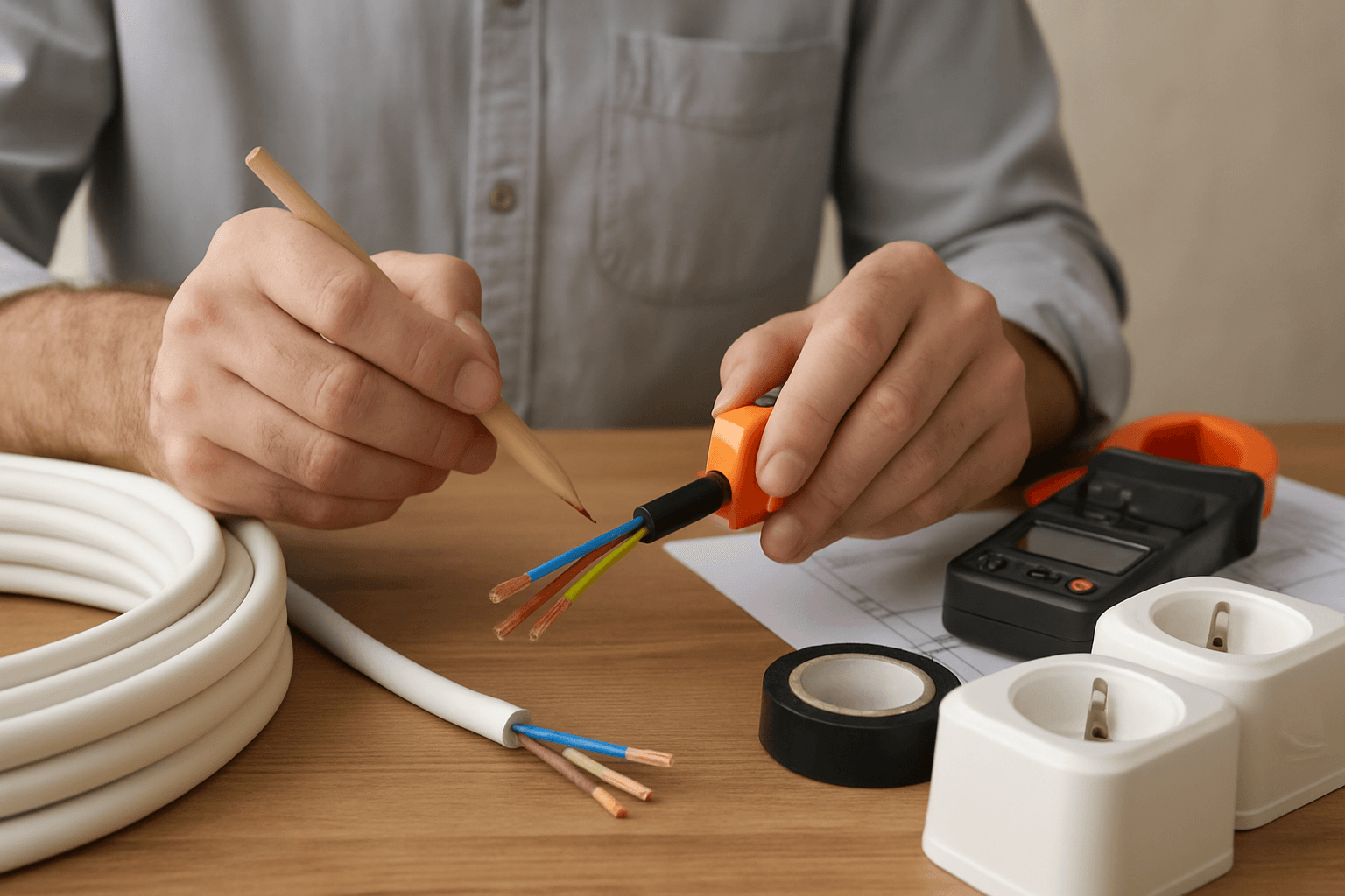 Cum dimensionezi cablul electric după puterea consumatorului