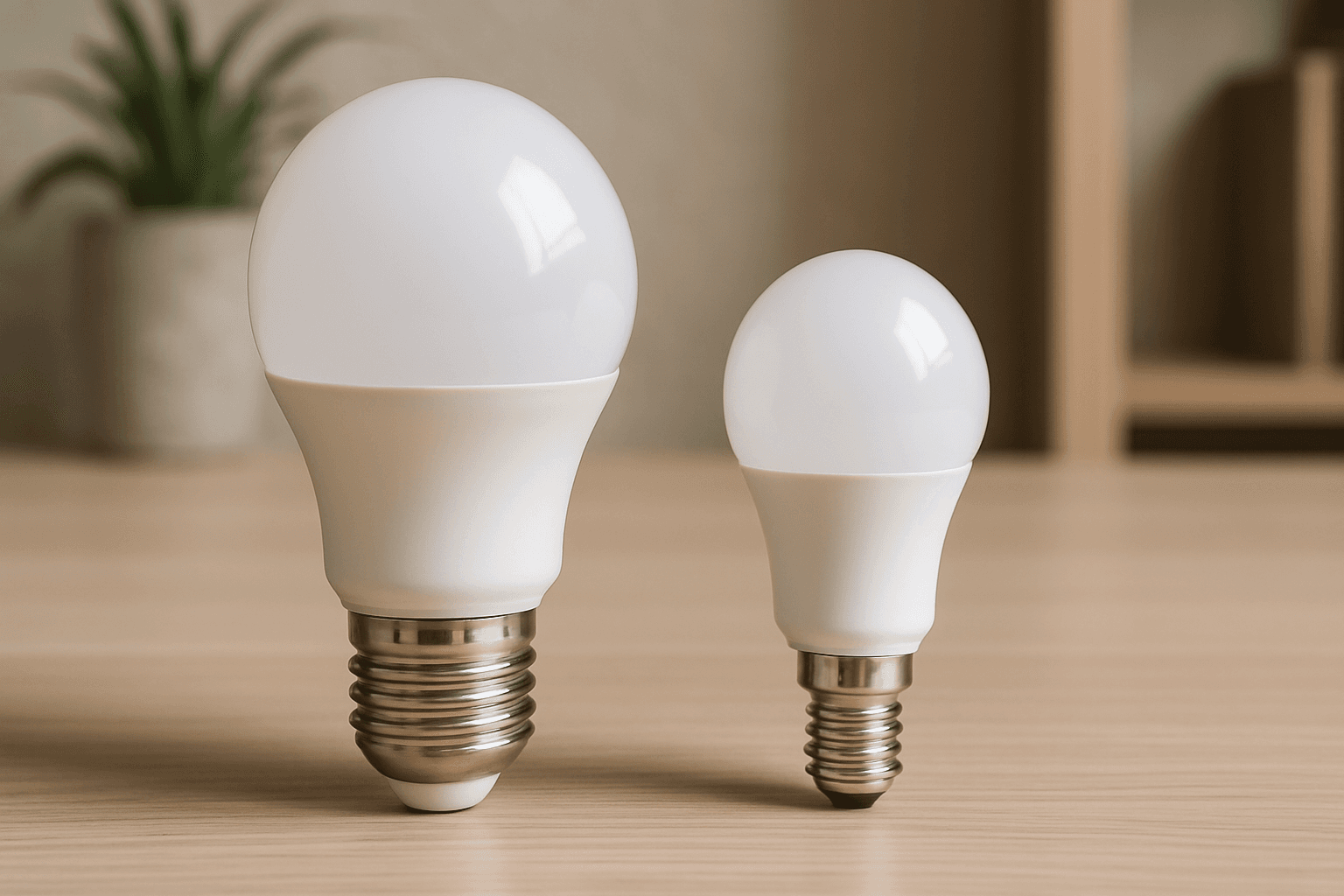 Diferența dintre bec LED E27 și E14: ghid rapid