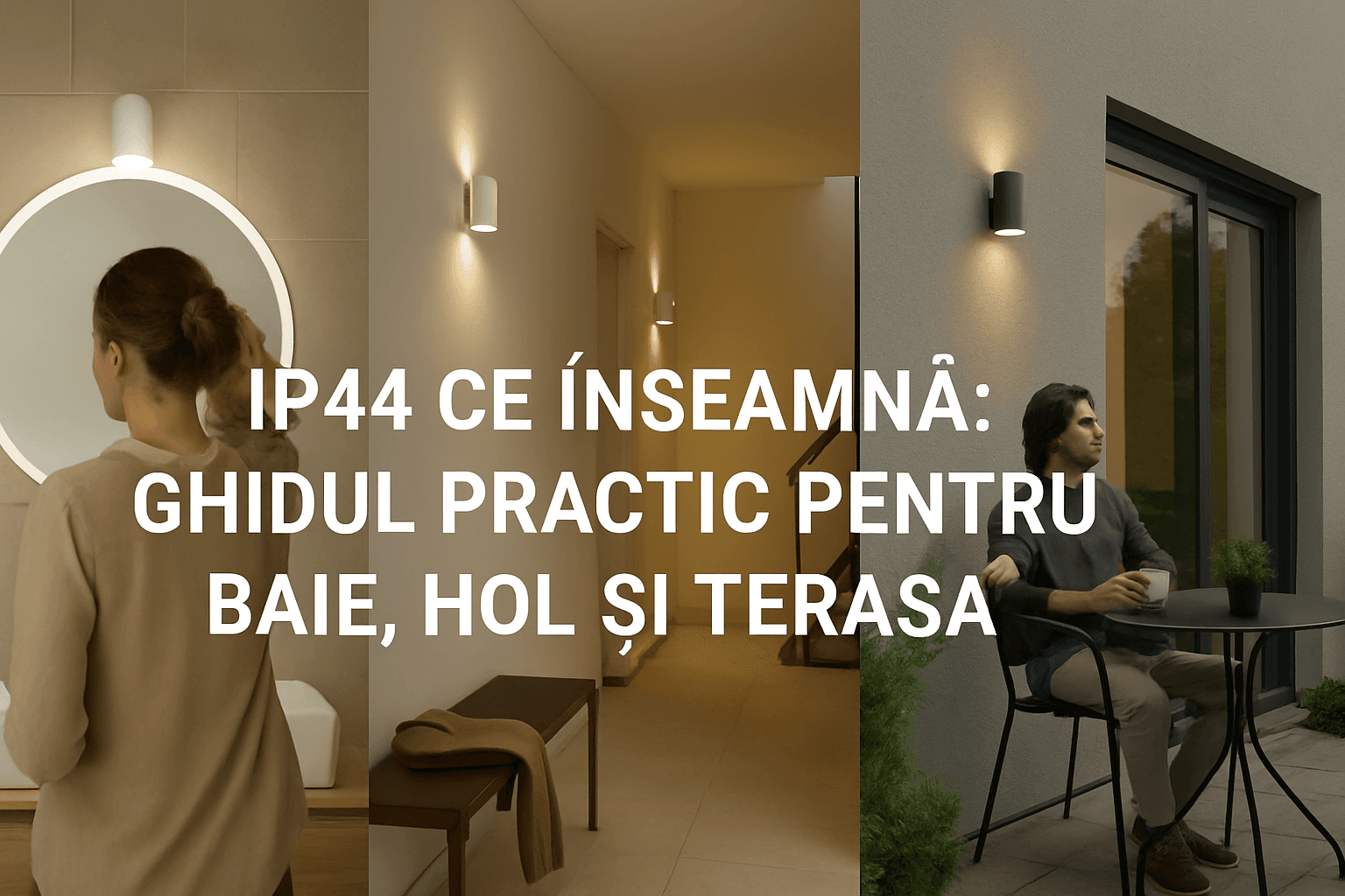 IP44 ce înseamnă: ghidul practic pentru baie, hol și terasă