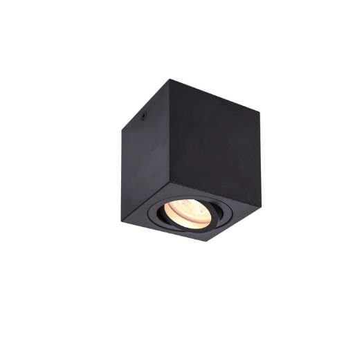 1002013 Triledo CL pătrat 1xMax.10W GU10 Negru