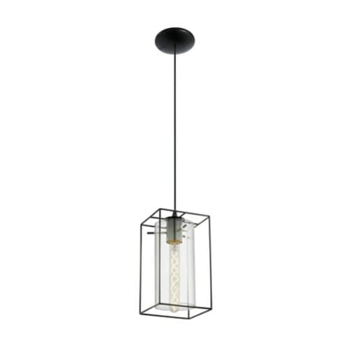 49495 Corp Susp Loncino 1xMax.60W E27, Negru