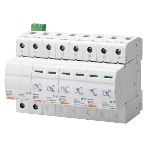 GWD6405 Dispozitiv de prot la supras 3P+N 25KA tip 1+2