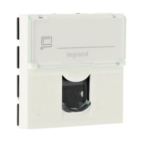 PRZ 079454 Mosaic Priză RJ45 UTP cat 5e 2 m Aluminiu