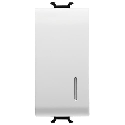 GW15912 Buton cu revenire electronic 1M CH/Alb Satin