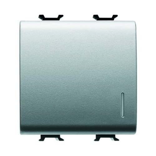 GW14102 Întrerupător cap cruce ilum1P 2 m CH/Gri Titan