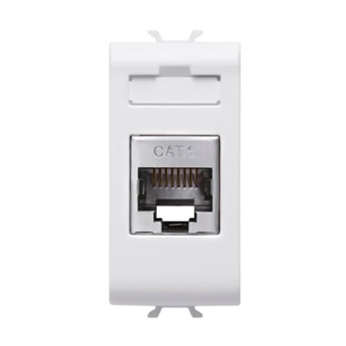 PRZ GW10424 Priză RJ45 FTP cat 6 1 modul CH/Alb