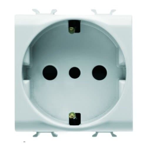 PRZ GW10205 Priză Copii 2P+E IT/DE 250V 16A 2 m CH/Alb