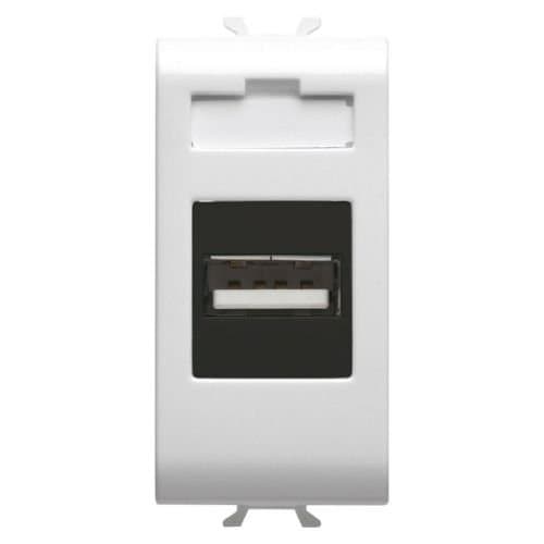 PRZ GW10459 Priză USB 1 modul CH/Alb