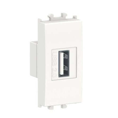 PRZ LMR9810001 Easy Styl Priză USB 1 modul Alb