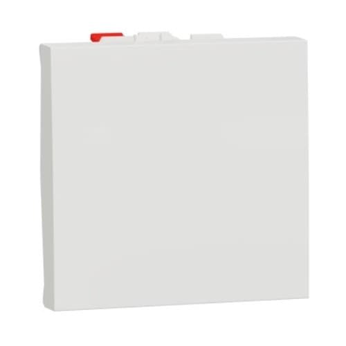 NU320620 New Unica Buton cu revenire 10A 2 m Alb Antibact