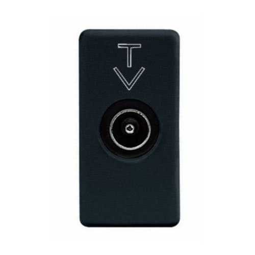 PRZ GW21382 Priză TV De Trecere Tată 10DB 1 modul SY/BK
