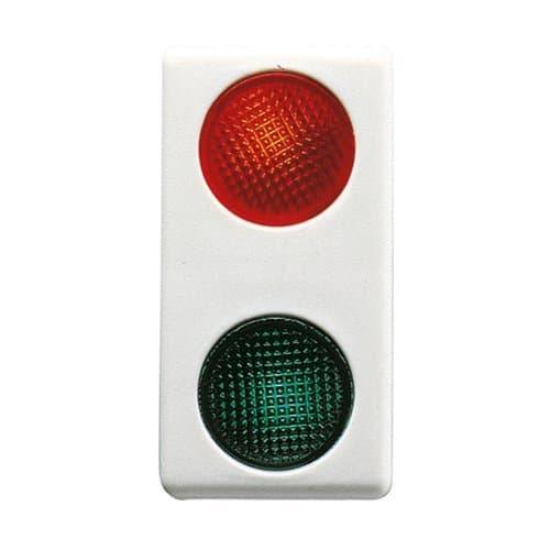 GW20607 Lampă semnalizare Roșu/Verde 230V 1m SY/WH