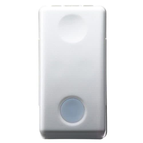GW20516 Buton cu revenire iluminabil 1P NA 10A 1 m SY/WH