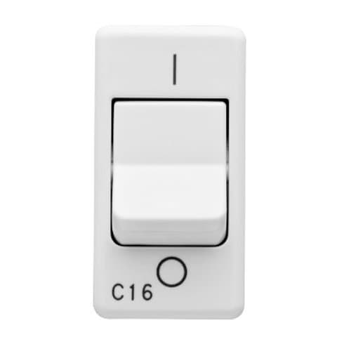 DJC GW20436 Disjunctor 1P+N miniatural 16A C 3KA 1M SY/WH