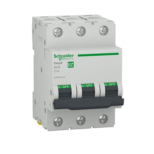 DJC EZ9F32310 Disjunctor tripolar 10A C 4.5KA 3M