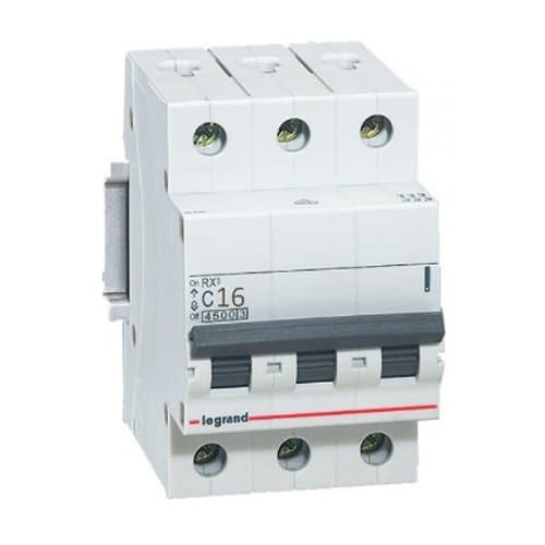 DJC 419708 RX3 Disjunctor tripolar 16A C 4.5KA 3M