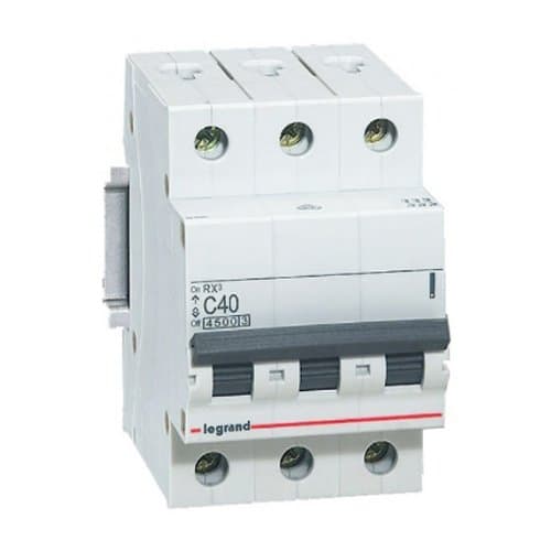 DJC 419712 RX3 Disjunctor tripolar 40A C 4.5KA 3M