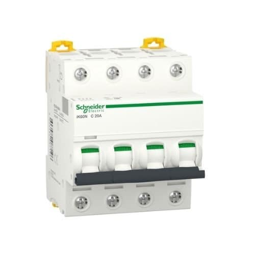 DJC A9K24420 Disjunctor tetrapolar 20A C 6KA 4M
