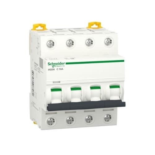 DJC A9K24416 Disjunctor tetrapolar 16A C 6KA 4M