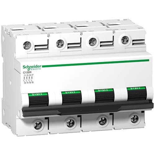 DJC A9N18392 Disjunctor tetrapolar 100A D 10KA 415V 4M