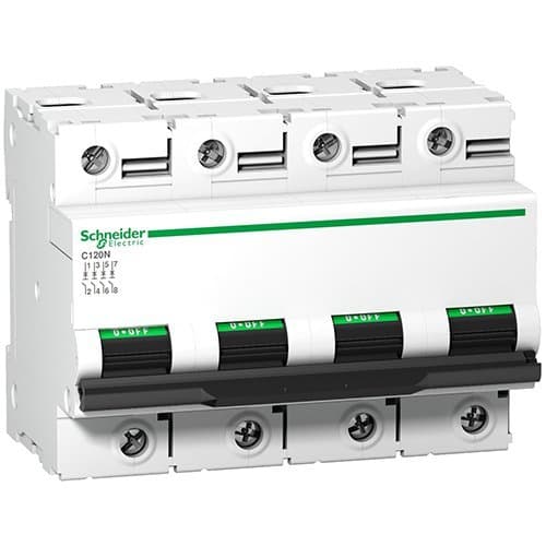 DJC A9N18391 Disjunctor tetrapolar 80A D 10KA 415V 4M