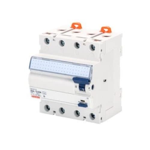 GWD4124 Întrerupător diferențial RCCB 4P 40A 4kV 300mA 4M