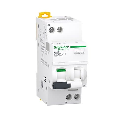 DJC A9DE3616 Disjunctor diferențial RCBO 1P+N 16A C 30mA