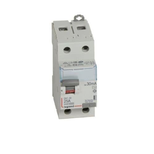 411504 Întrerupător diferențial RCCB 2P 25A 6kV 30mA 2M