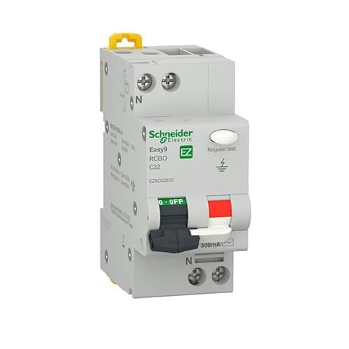 DJC EZ9D22632 Disjunctor diferențial RCBO 1P+N 32A C 300mA