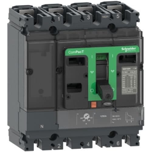 C10H4TM063 Întrerupător compact NSX100H 70kA AC 4P4D 63A