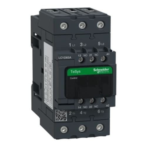 LC1D65AB7 Contactor EVERL 3P AC3 440V 65A 24V AC