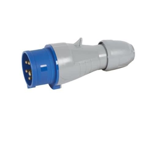 555126 Fișă industrială 4P+T 16A 230V, Albastru, IP44
