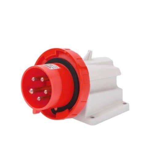 GW60442 Fișă ind fixă 90G 3P+N+E 32A 400V 6h Roșu IP67