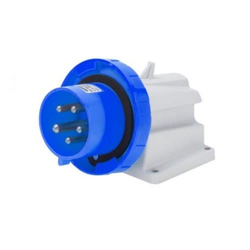 GW60437 Fișă ind fixă 90G 3P+E 32A 230V 6h Albastru IP67