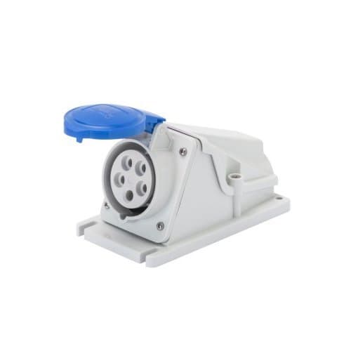 GW62489 Priză ind fixă 90G 3P+T 32A 230V 9h Albastru