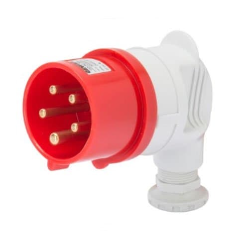 GW60090 Priză ind fixă 90G 3P+N+E 16A 400V 6h Roșu